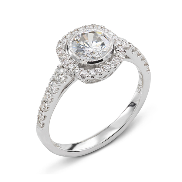 Custom Diamond Engagement Ring Cottage Jewelry Custom Diamond Engagement Ring